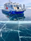 Лед Байкала и горячие источники
